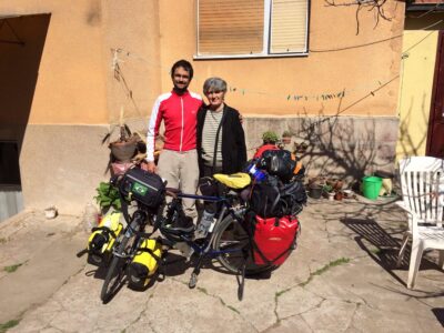 Lola, mother of my friend and host Miloš in Niš --- both incredibly supportive of this project (Serbia, April '17)