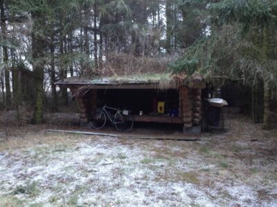 my very first cycle tour in 2016 was a short and cold two-night ride from Copenhagen to Vig, to attend a zen retreat and experiment with my Winter gear (Denmark, February '16)