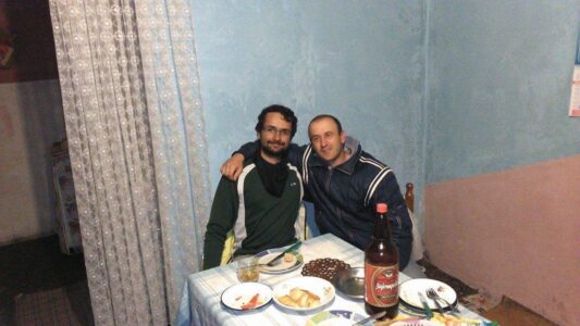 Nenad, to whom i owe all photos from that visit --- back then i was still very shy of asking for my hosts for permission to photograph them (Serbia, Fall '16)