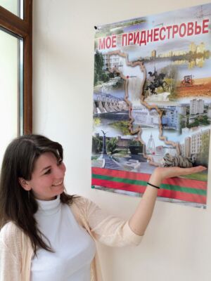 Natal'ja, from the Tourist Information Center in Tiraspol, and the Mad Ambassador (May '17)