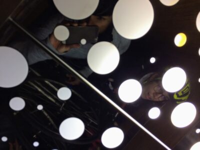 even Robin’s elevator is already quite the ride! (Romania, April '17)