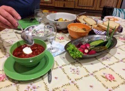 … and fed me all the traditional Ukrainian food i could eat! (Izmail, May '17)