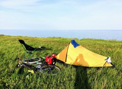 my campsite by the Black Sea (Ukraine, May '17)
