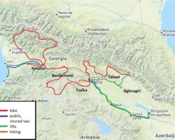 Rico's route in Georgia