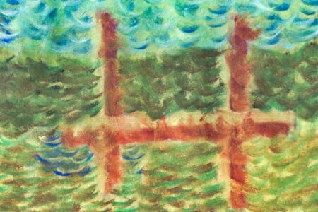 these two were inspired by the view from the cottage’s front porch